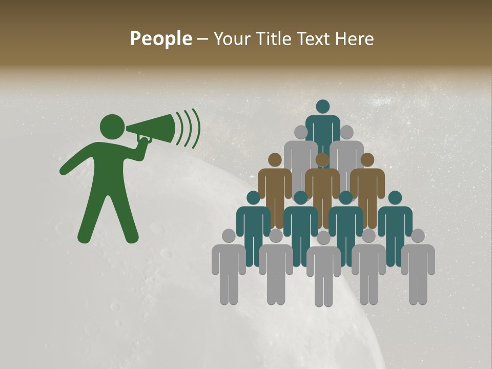 Real Constellation Night PowerPoint Template