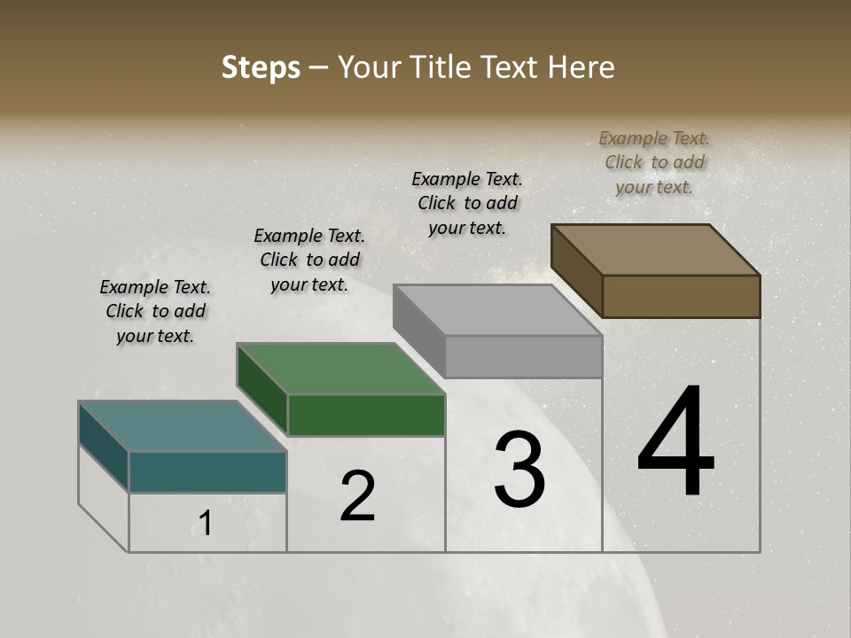 Real Constellation Night PowerPoint Template
