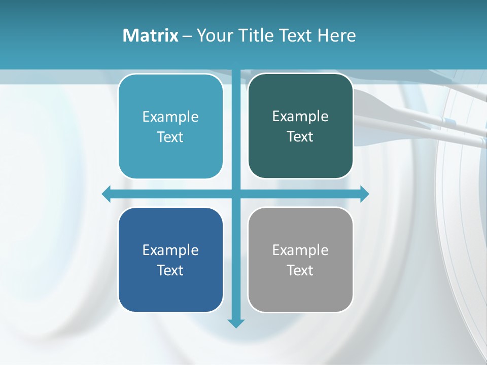 Arrow Performance Success PowerPoint Template