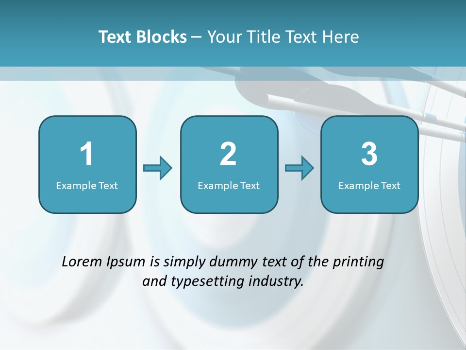 Arrow Performance Success PowerPoint Template
