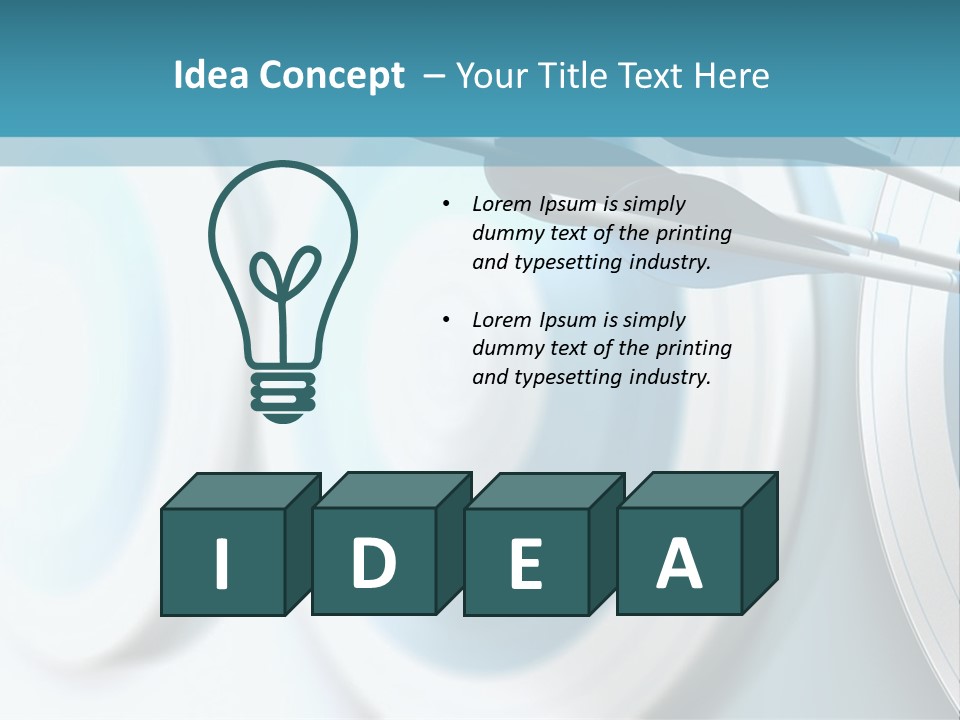 Arrow Performance Success PowerPoint Template