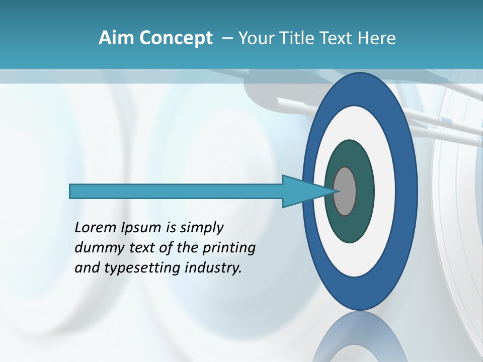 Arrow Performance Success PowerPoint Template