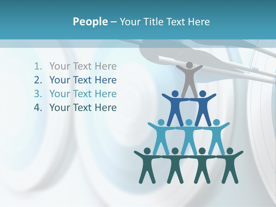 Arrow Performance Success PowerPoint Template