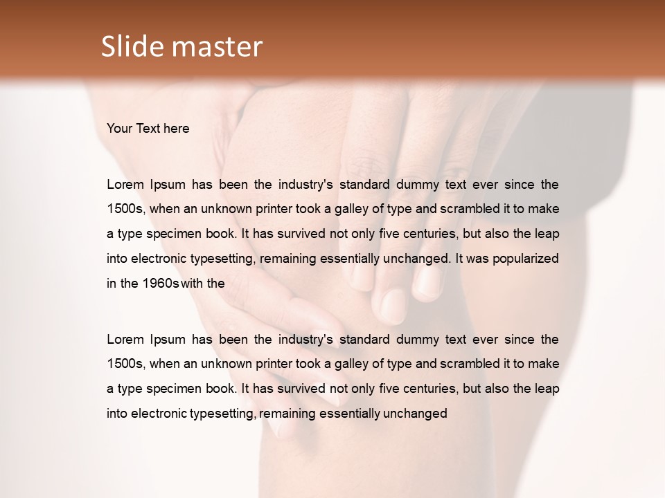 Bone Massage Health PowerPoint Template