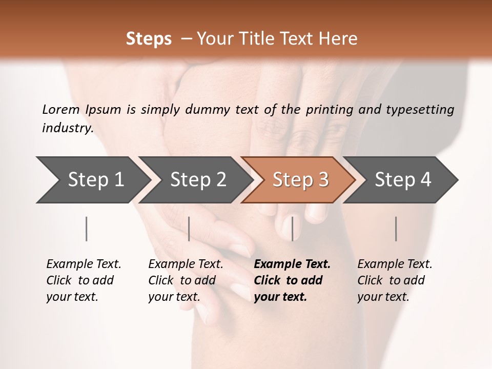 Bone Massage Health PowerPoint Template