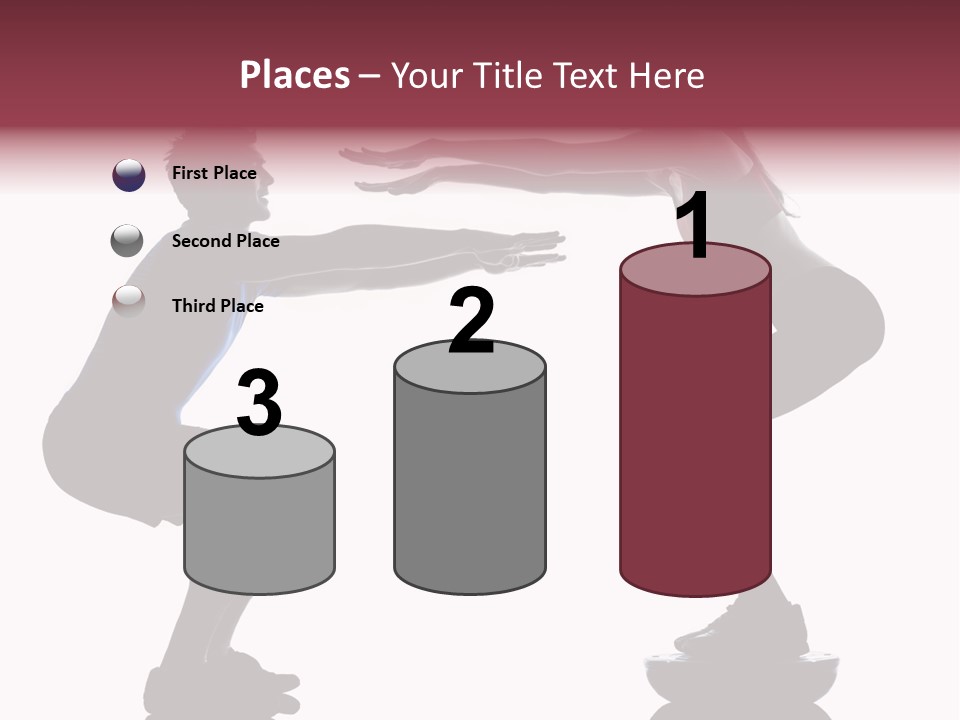 Body Building Gymnastic Instructor PowerPoint Template