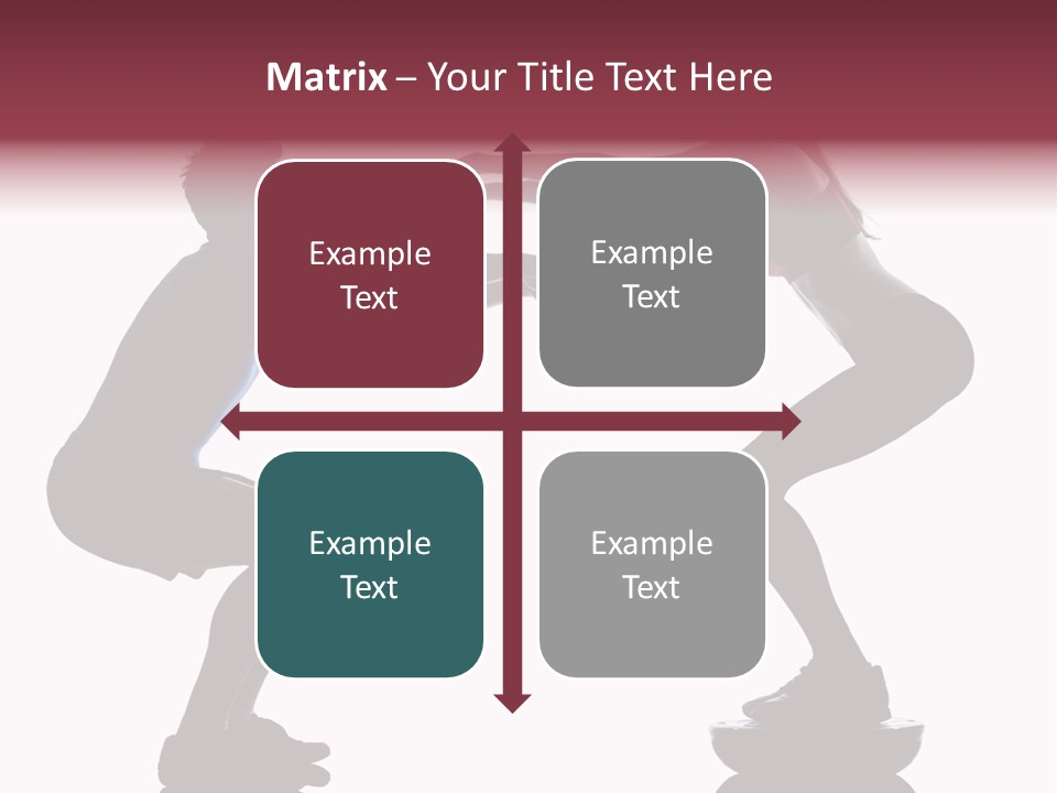 Body Building Gymnastic Instructor PowerPoint Template