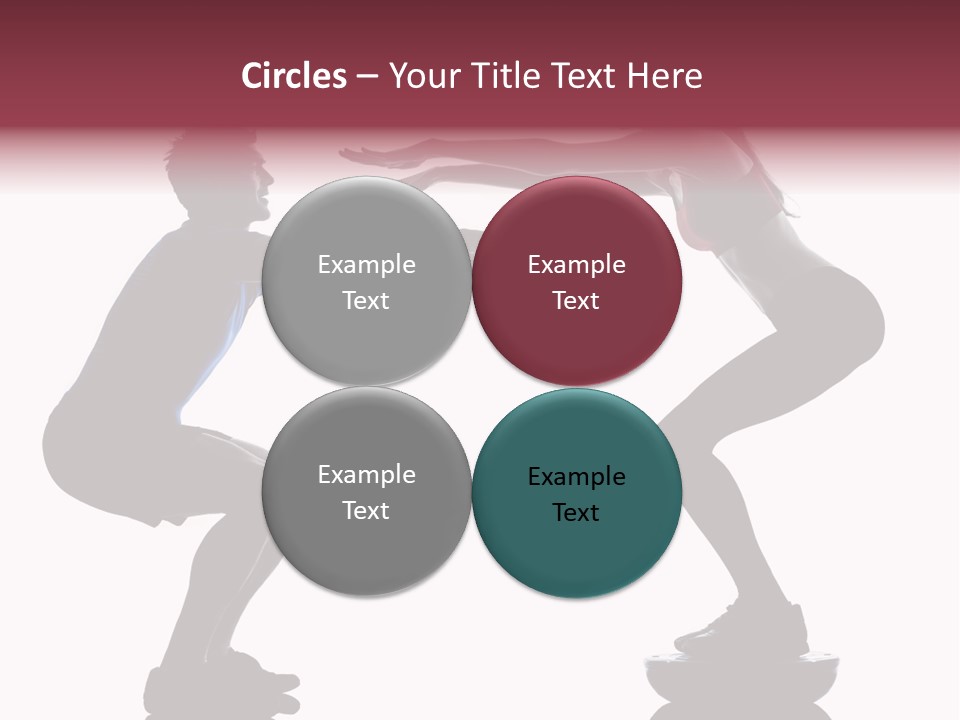 Body Building Gymnastic Instructor PowerPoint Template