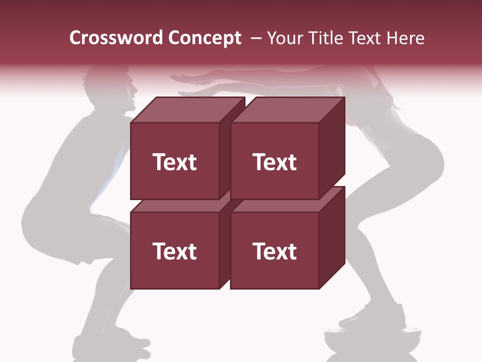 Body Building Gymnastic Instructor PowerPoint Template