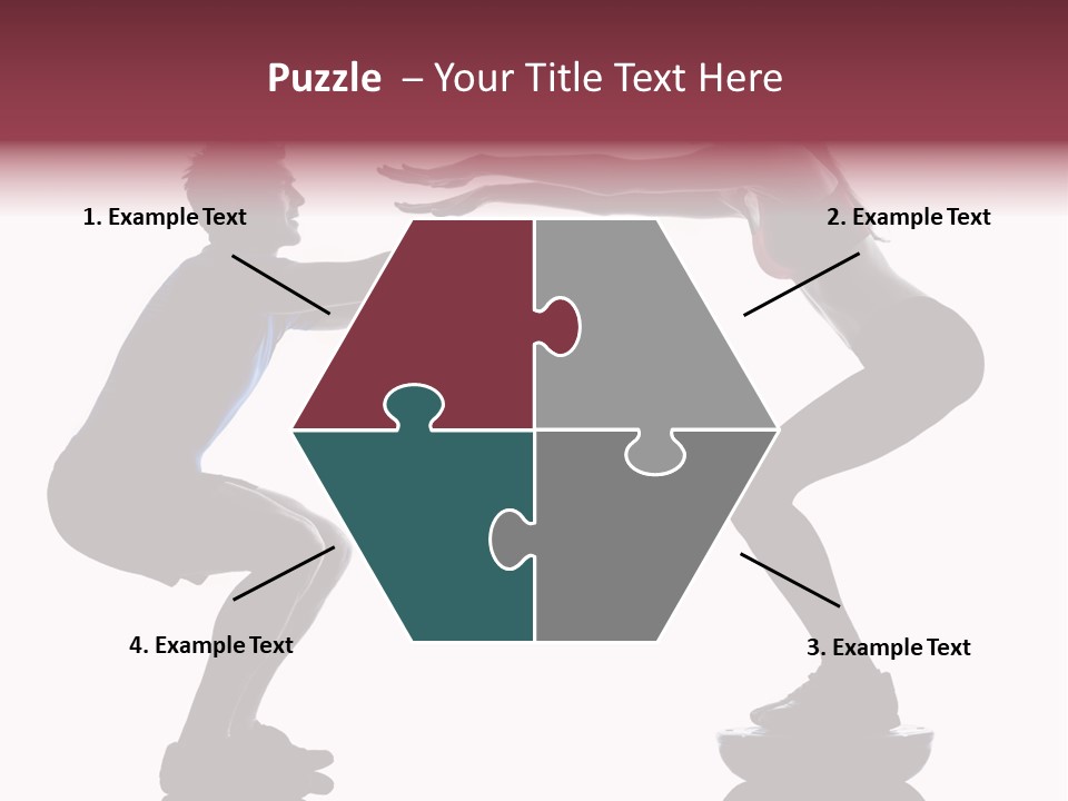 Body Building Gymnastic Instructor PowerPoint Template