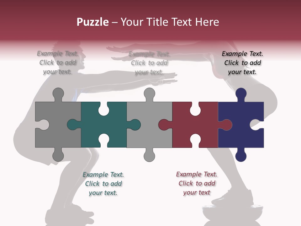 Body Building Gymnastic Instructor PowerPoint Template