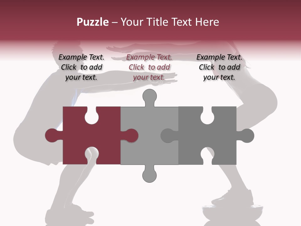 Body Building Gymnastic Instructor PowerPoint Template