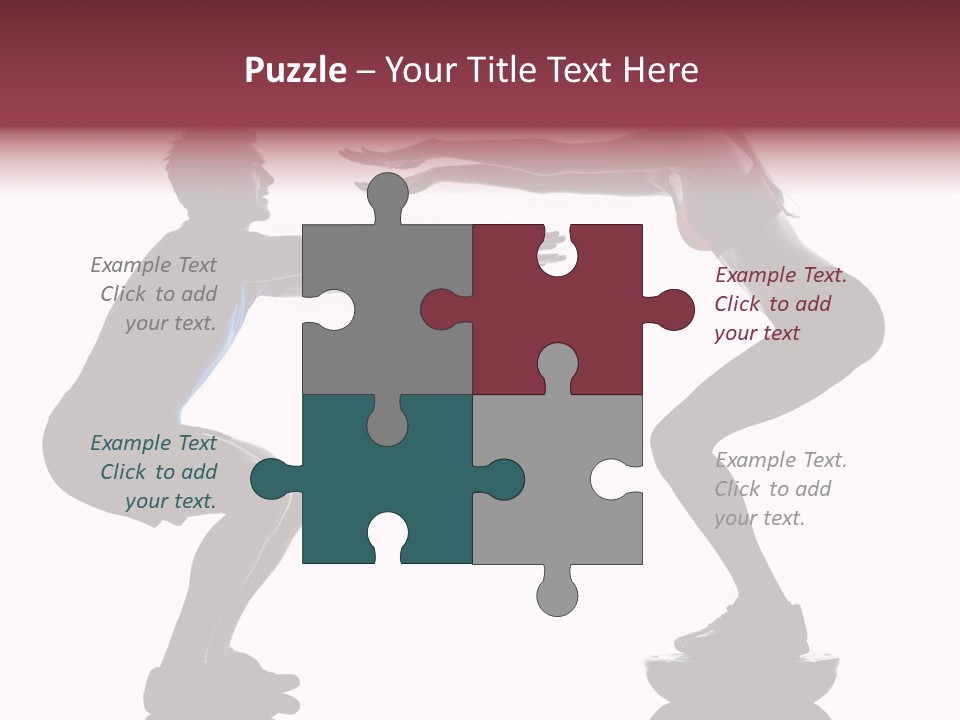 Body Building Gymnastic Instructor PowerPoint Template