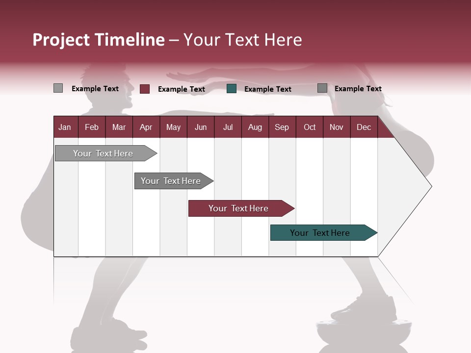 Body Building Gymnastic Instructor PowerPoint Template
