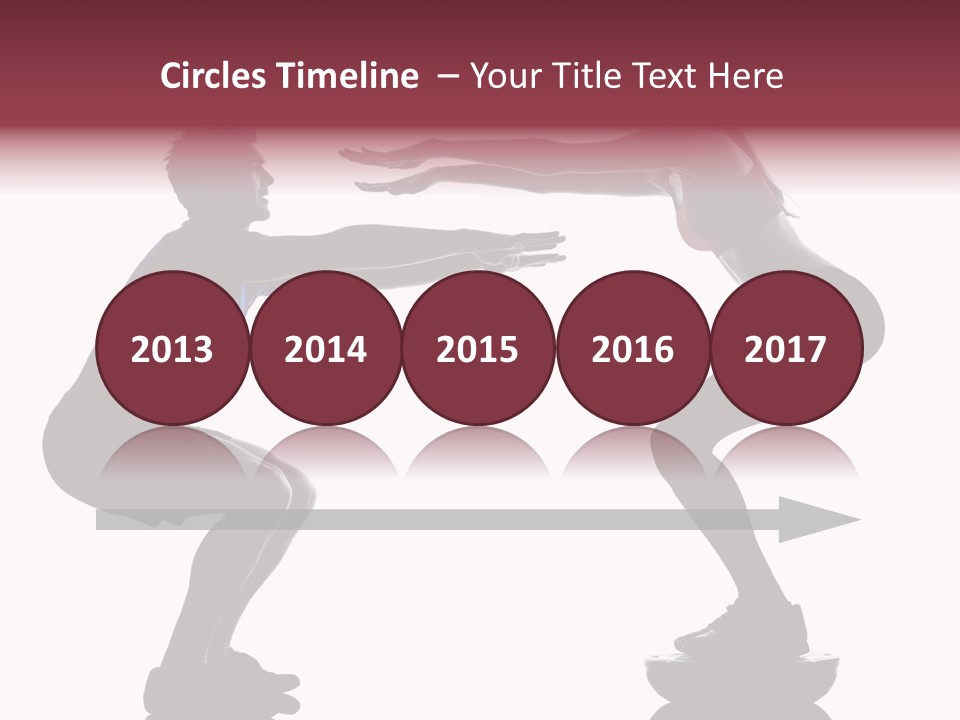 Body Building Gymnastic Instructor PowerPoint Template