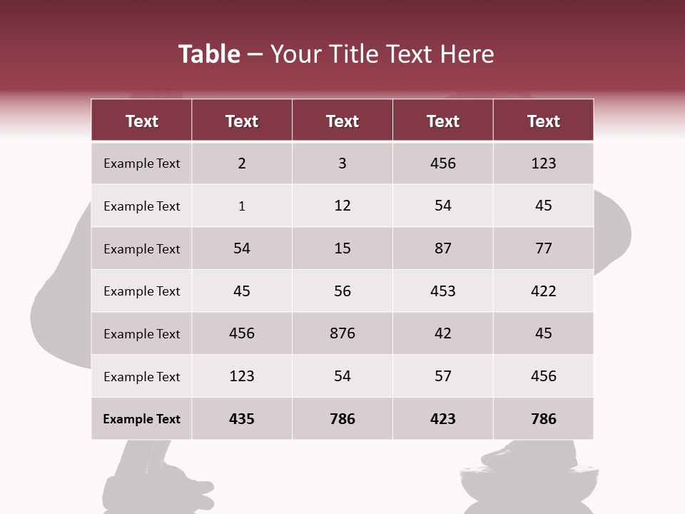 Body Building Gymnastic Instructor PowerPoint Template