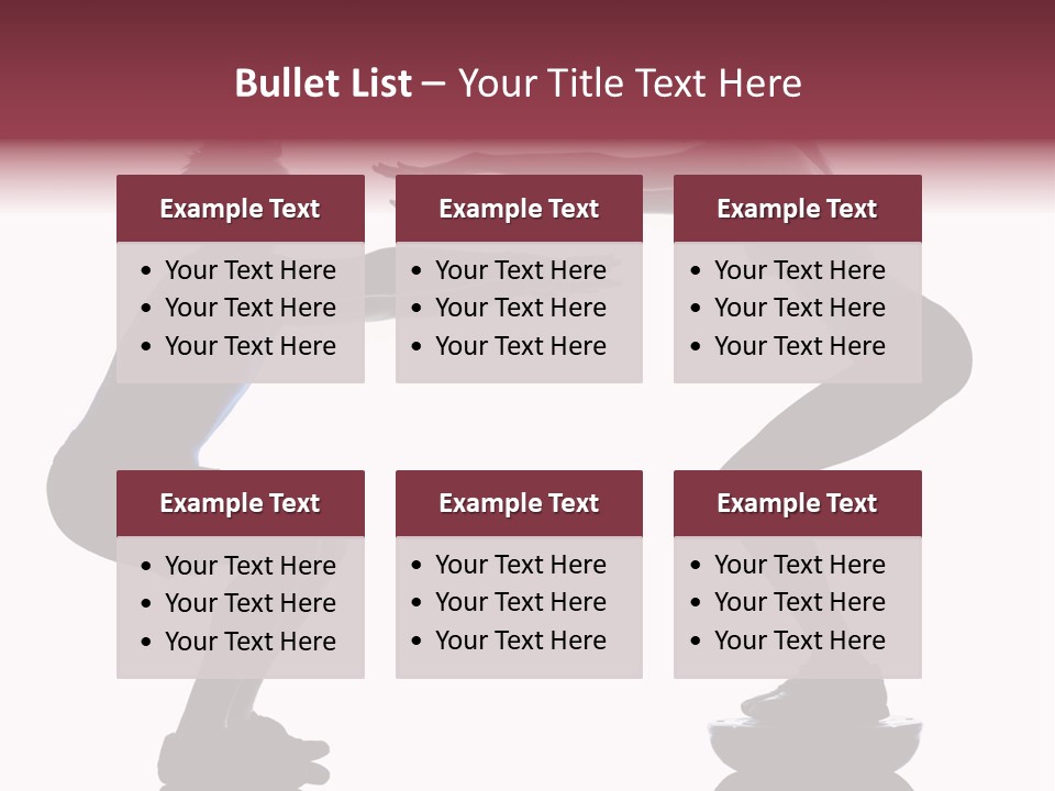 Body Building Gymnastic Instructor PowerPoint Template