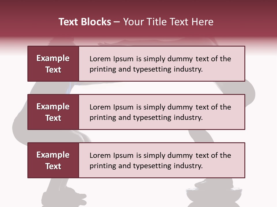 Body Building Gymnastic Instructor PowerPoint Template