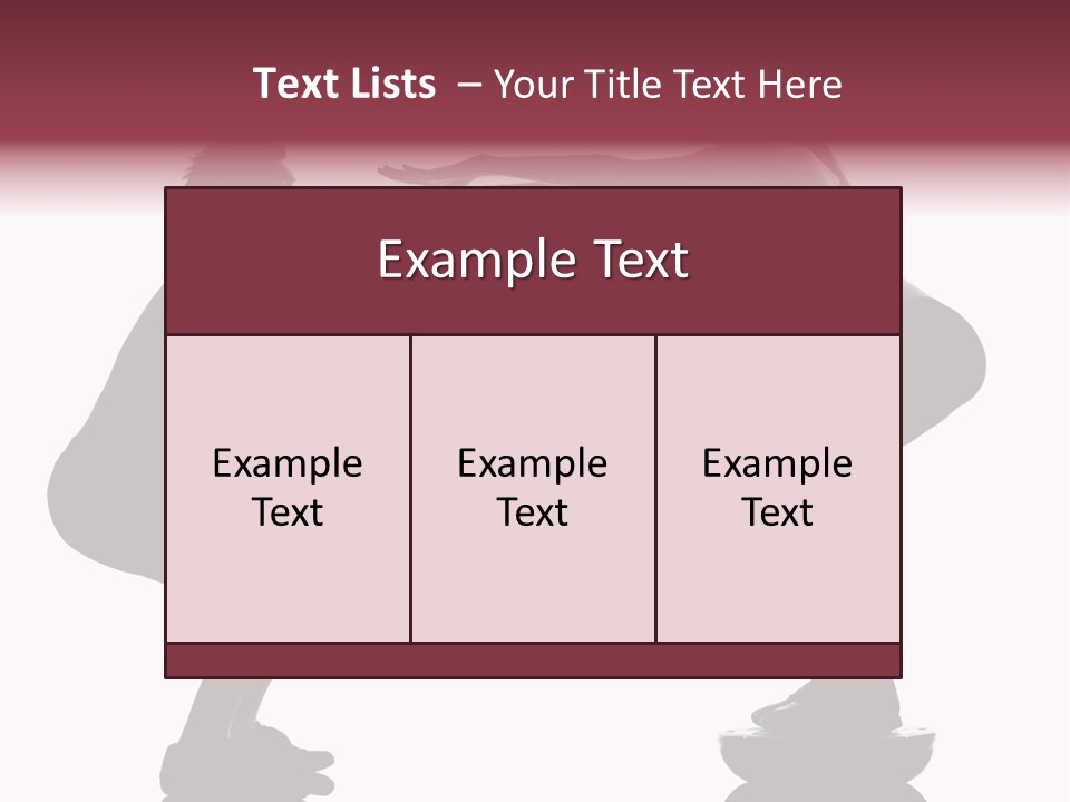 Body Building Gymnastic Instructor PowerPoint Template
