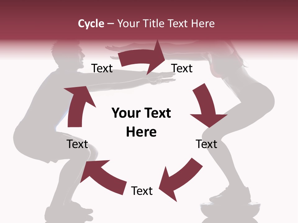 Body Building Gymnastic Instructor PowerPoint Template