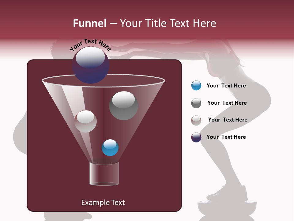 Body Building Gymnastic Instructor PowerPoint Template