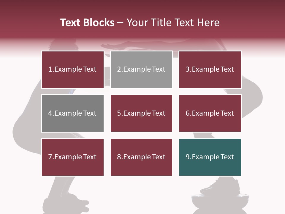 Body Building Gymnastic Instructor PowerPoint Template