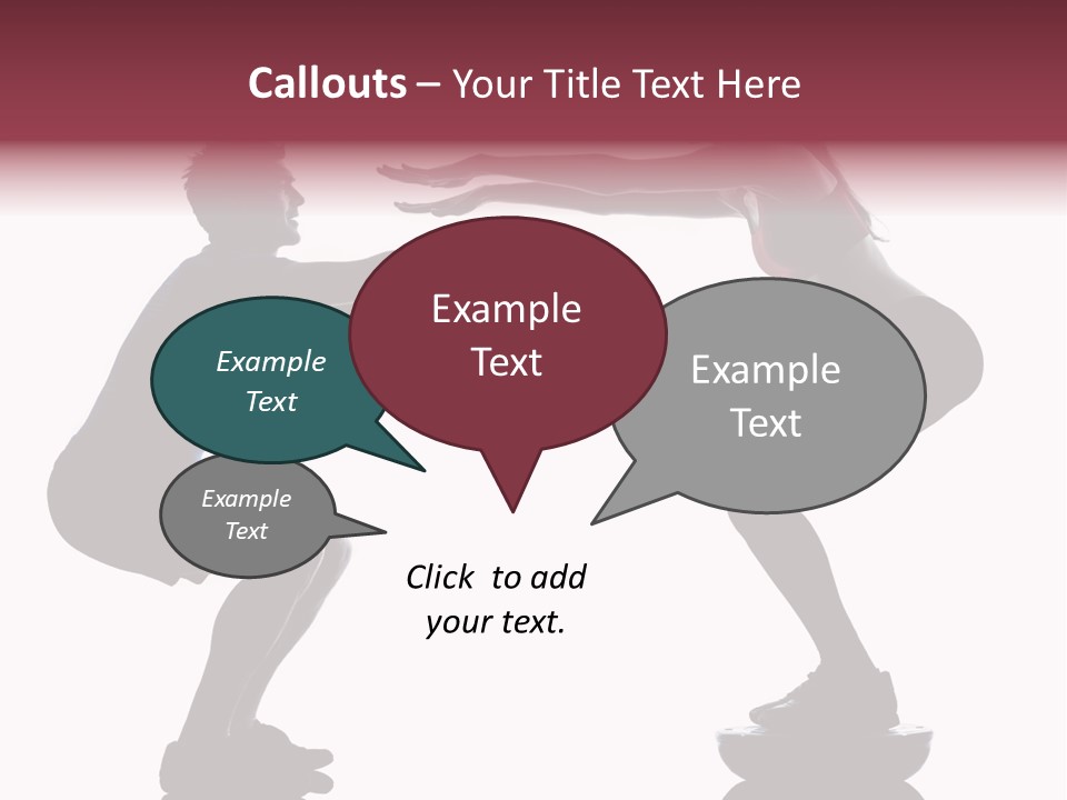 Body Building Gymnastic Instructor PowerPoint Template