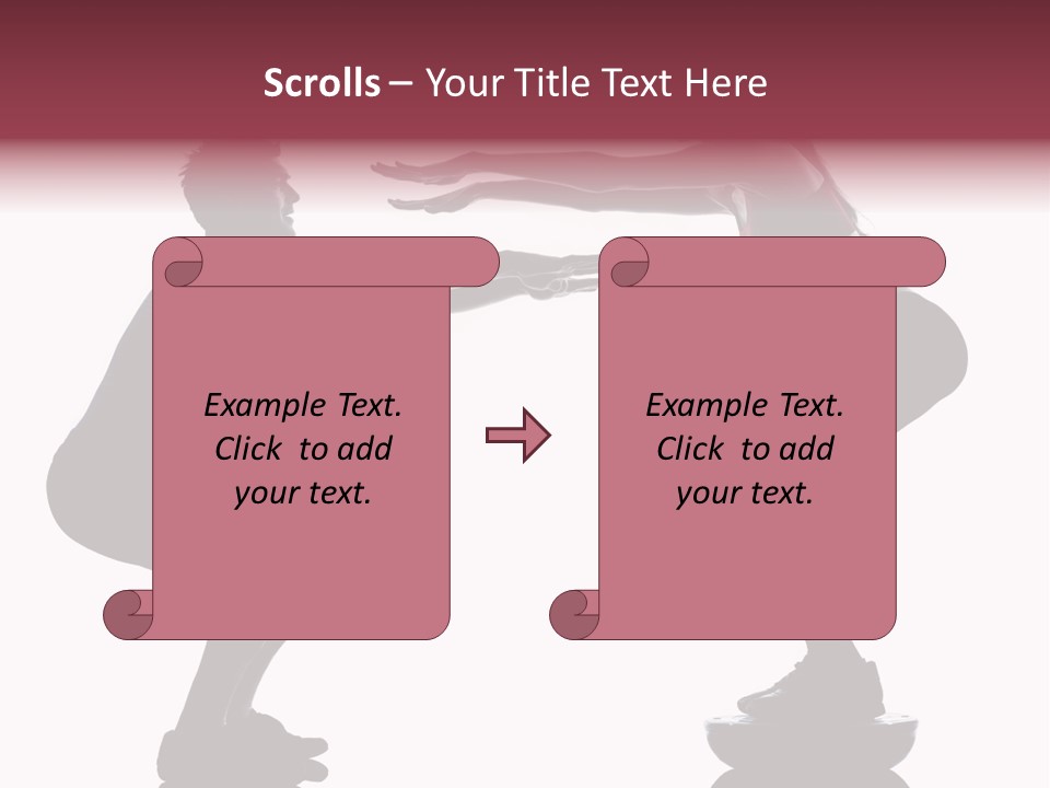 Body Building Gymnastic Instructor PowerPoint Template