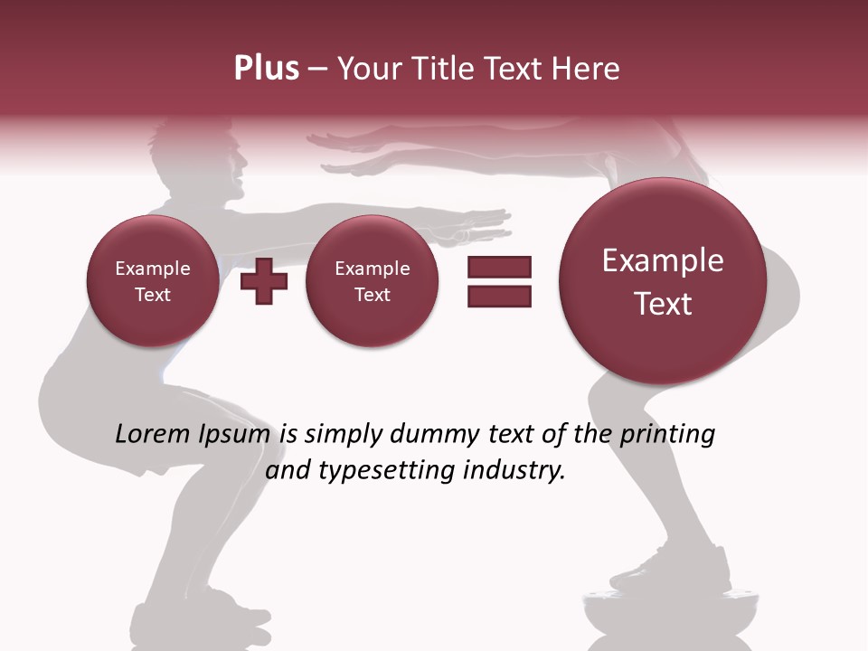 Body Building Gymnastic Instructor PowerPoint Template