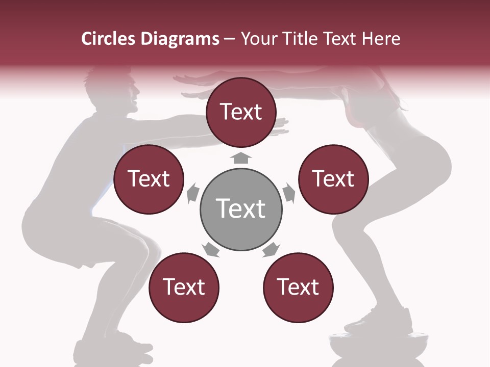 Body Building Gymnastic Instructor PowerPoint Template