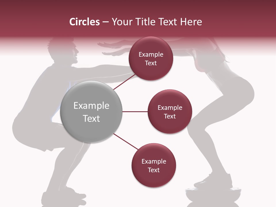 Body Building Gymnastic Instructor PowerPoint Template