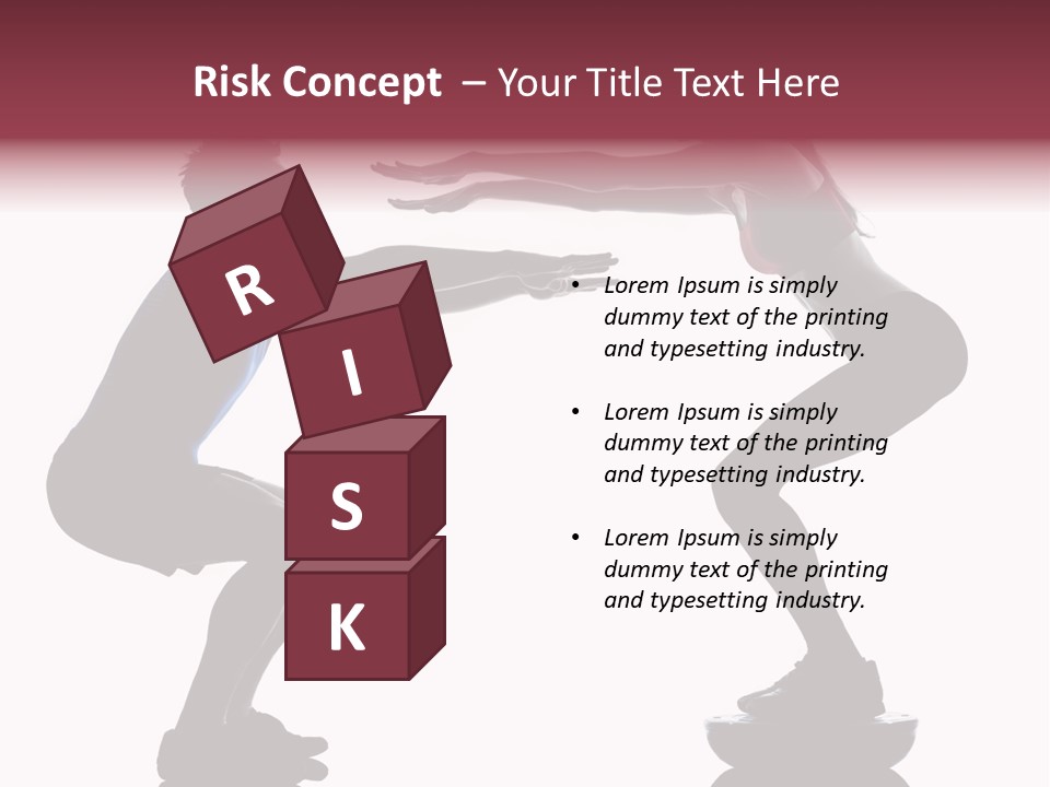 Body Building Gymnastic Instructor PowerPoint Template