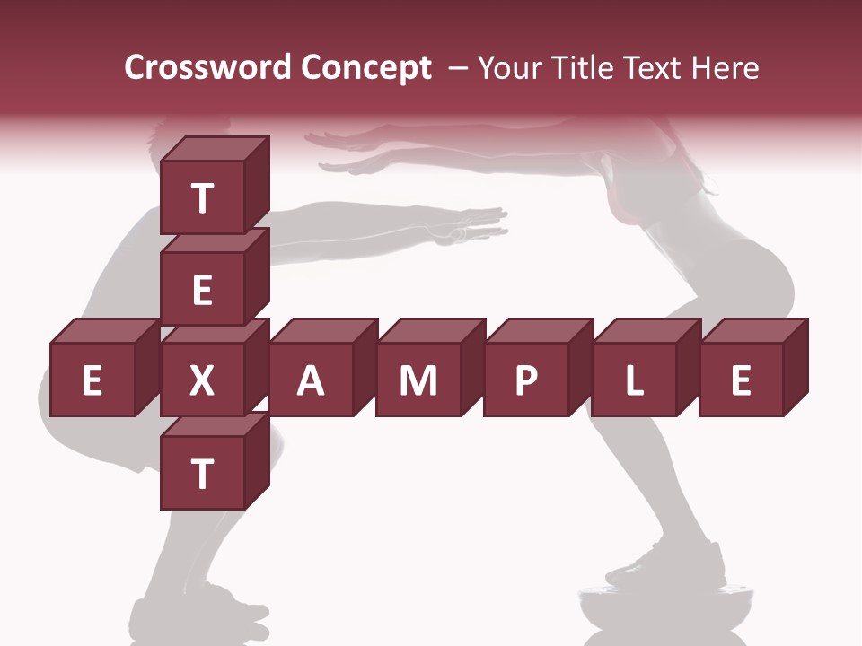 Body Building Gymnastic Instructor PowerPoint Template