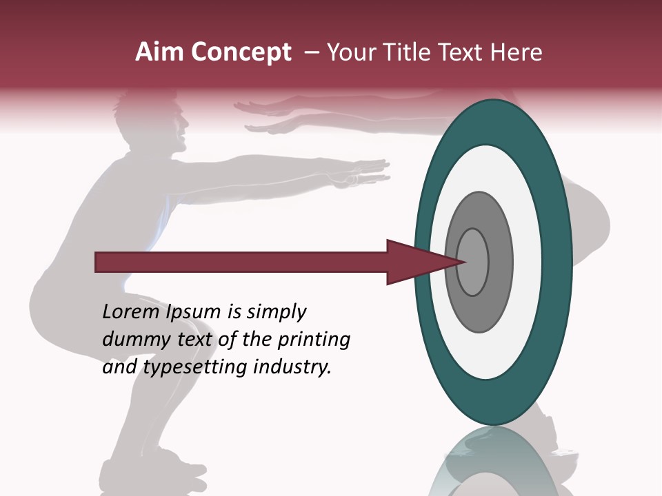 Body Building Gymnastic Instructor PowerPoint Template