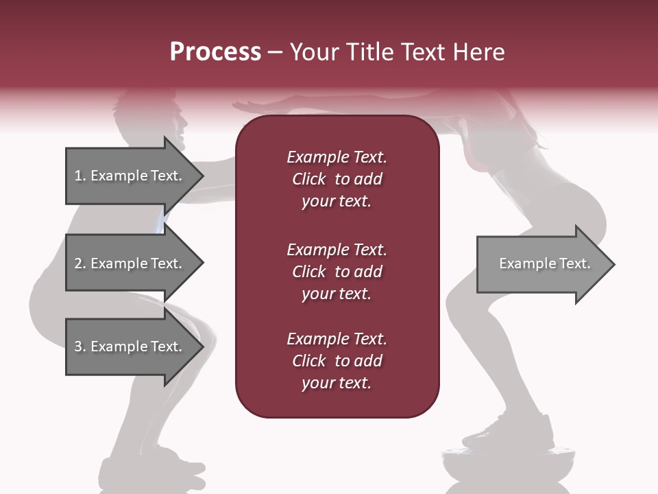 Body Building Gymnastic Instructor PowerPoint Template