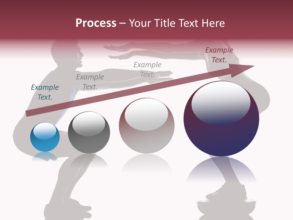 Body Building Gymnastic Instructor PowerPoint Template