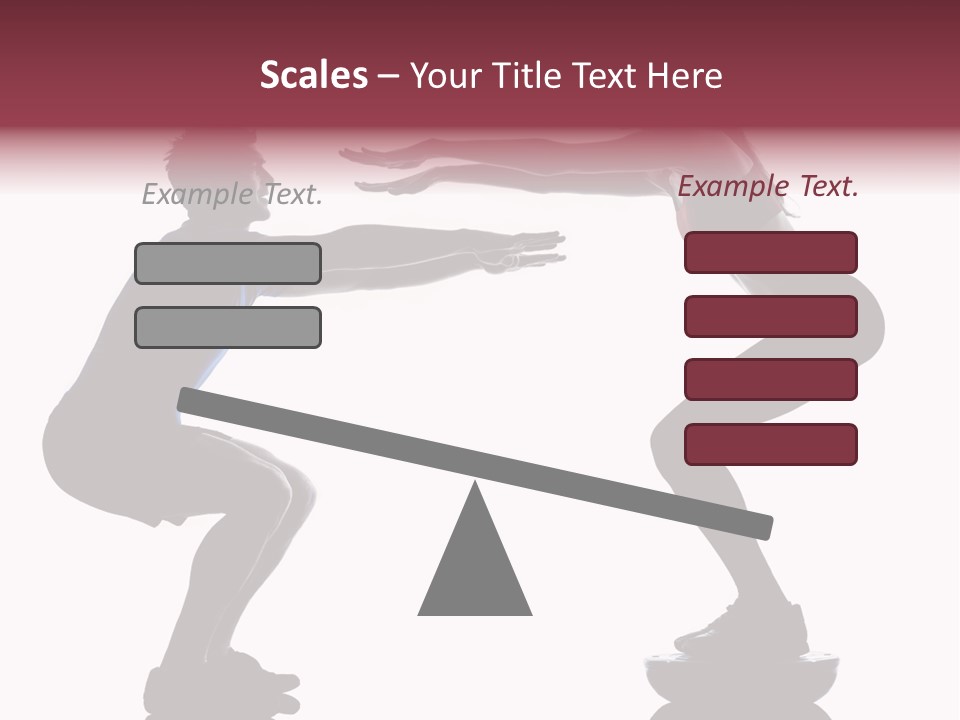 Body Building Gymnastic Instructor PowerPoint Template