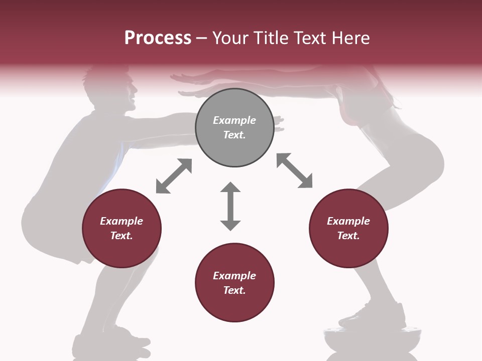 Body Building Gymnastic Instructor PowerPoint Template