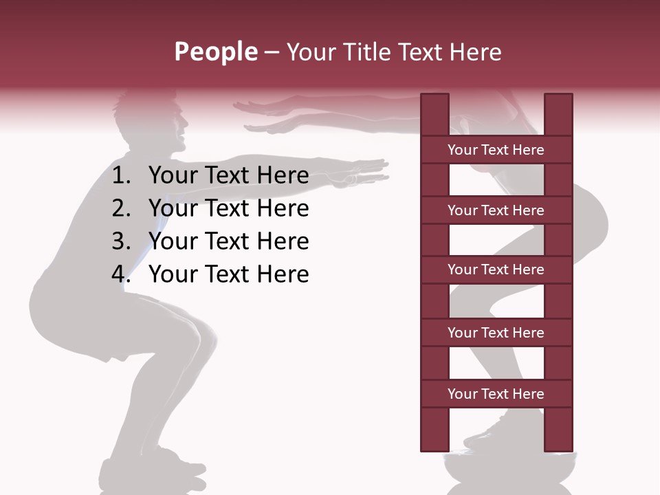 Body Building Gymnastic Instructor PowerPoint Template