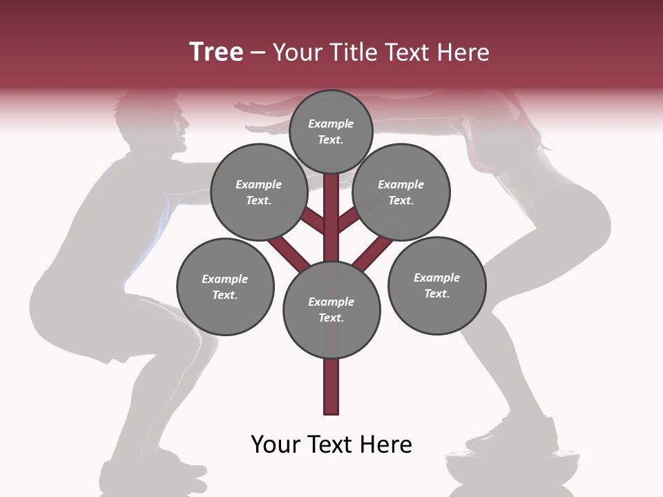 Body Building Gymnastic Instructor PowerPoint Template