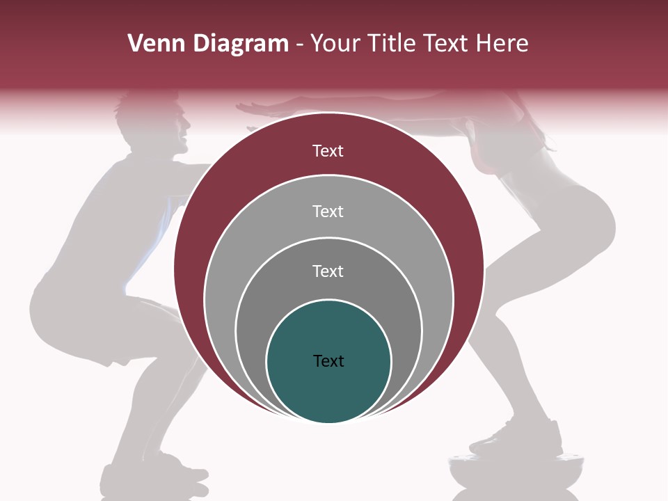 Body Building Gymnastic Instructor PowerPoint Template