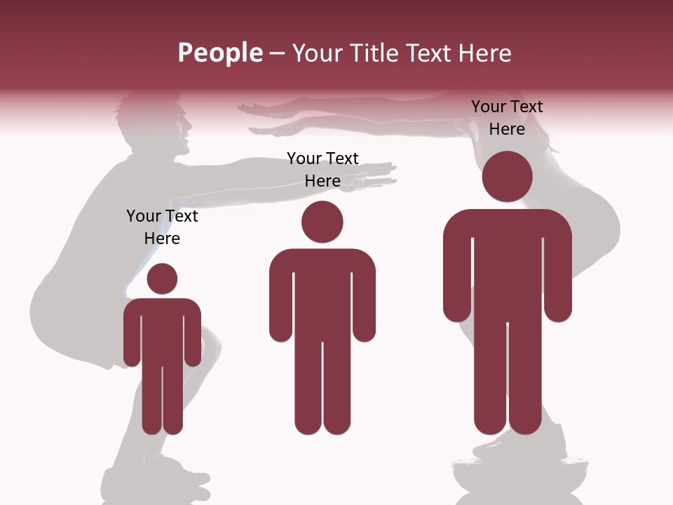 Body Building Gymnastic Instructor PowerPoint Template