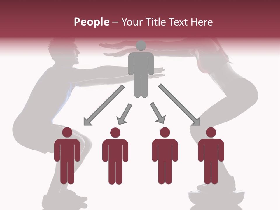 Body Building Gymnastic Instructor PowerPoint Template