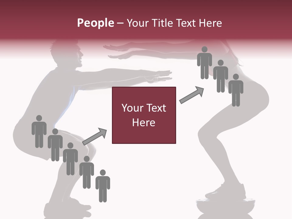 Body Building Gymnastic Instructor PowerPoint Template