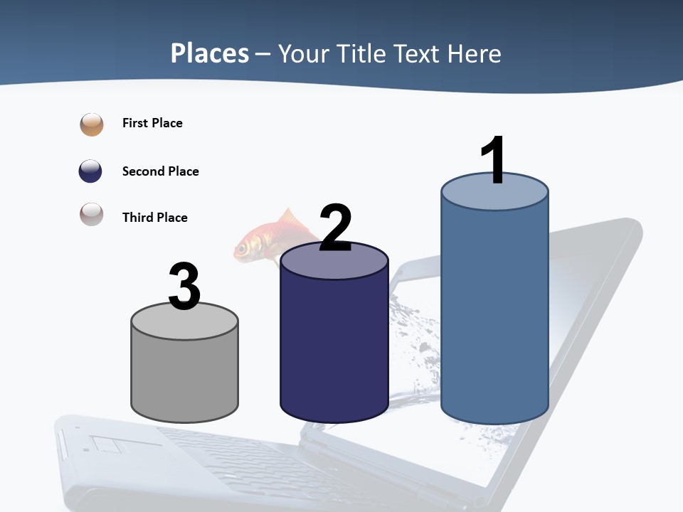 White Drop Showing PowerPoint Template