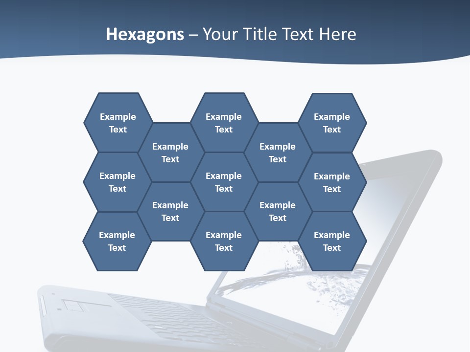 White Drop Showing PowerPoint Template