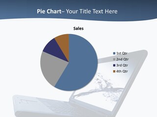 White Drop Showing PowerPoint Template