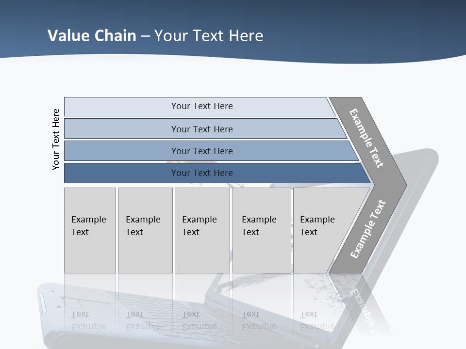 White Drop Showing PowerPoint Template