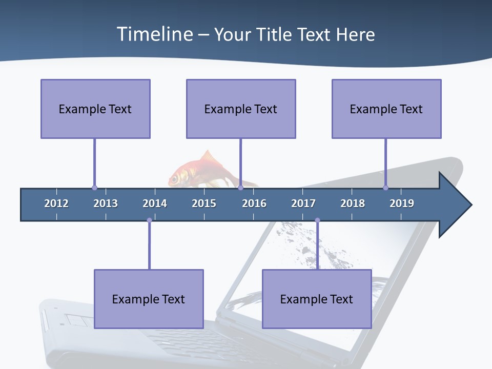White Drop Showing PowerPoint Template