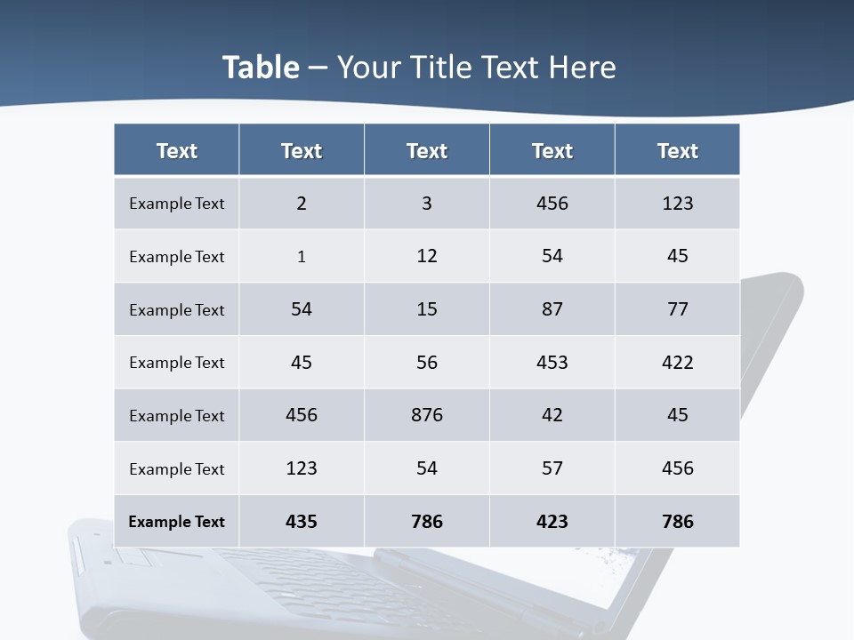 White Drop Showing PowerPoint Template